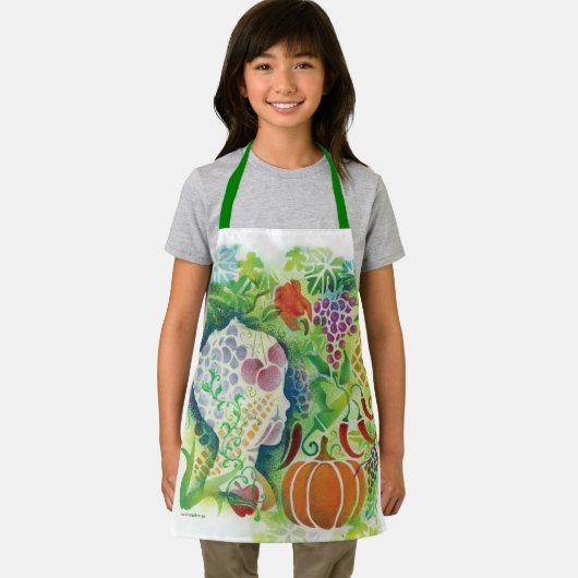 Schürze ernten, Größe der Kinder (Insitu)