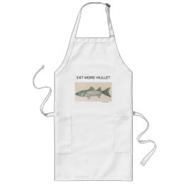 Schürze Essen Mehr Mullet, Saubere Minimal Fisch S