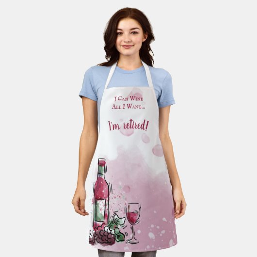 Schürze fein wie Wein (Getragen)