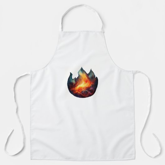 Schürze - Flammenspiel (Vorderseite)