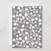 Schürze Floral Küche Bridal Dusche Einladung (Rückseite)