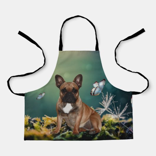 Schürze französische Bulldogge (Vorderseite)