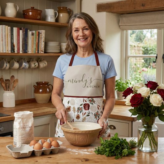 Schürze für Aquarellfarben-Überdrucken