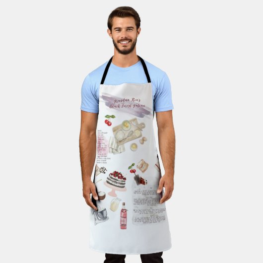 Schürze für benutzerdefinierte Rezepte (Getragen)