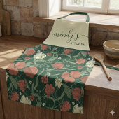 Schürze für Blumen-Überdruck