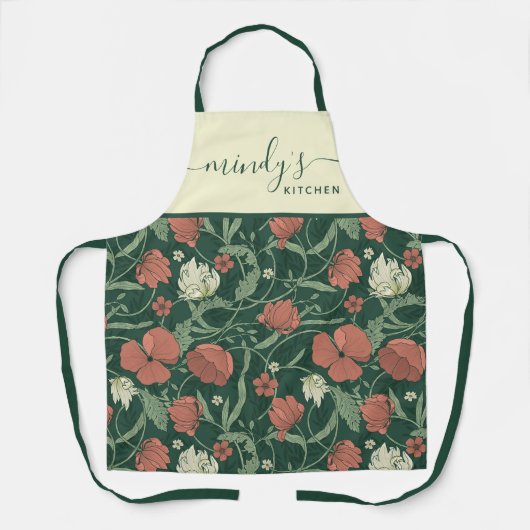 Schürze für Blumen-Überdruck (Vorderseite)