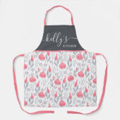 Schürze für Blumen-Überdruck (Vorderseite)