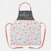 Schürze für Blumen-Überdruck (Vorderseite)