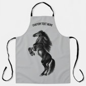 Schürze für das aufrechte Pferd Personalisierter b (Vorderseite)