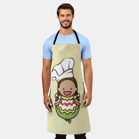 Schürze für den Küchenführer (Getragen)