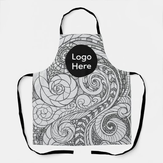 Schürze für Doodle-Design (Vorderseite)