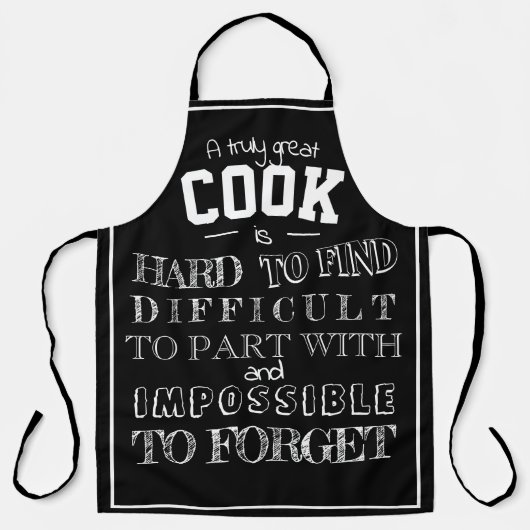 Schürze für Ehemann Vater Küche Koch Schwarze Männ (Vorderseite)