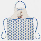 Schürze für Enten und Herz (Vorderseite)