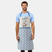 Schürze für Enten und Herz (Getragen)