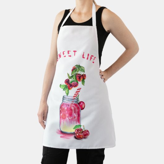 Schürze für frisches Kirschgetränk - Benutzerdefin (InSitu)