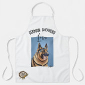 Schürze für handgemalte deutsche Hirten Printessin (Vorderseite)