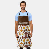 Schürze für Herbstmuster (Getragen)