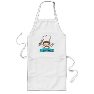 Schürze für Kinder mit handgezeichnetem Masterchef