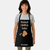 Schürze für Kinder mit schwarzem Text 'Master Cook (Insitu)