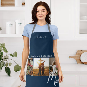 Schürze für klassische Navy Blue Foto Koch