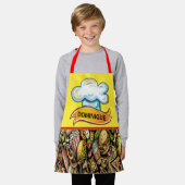 Schürze für kleinen Koch (Getragen)