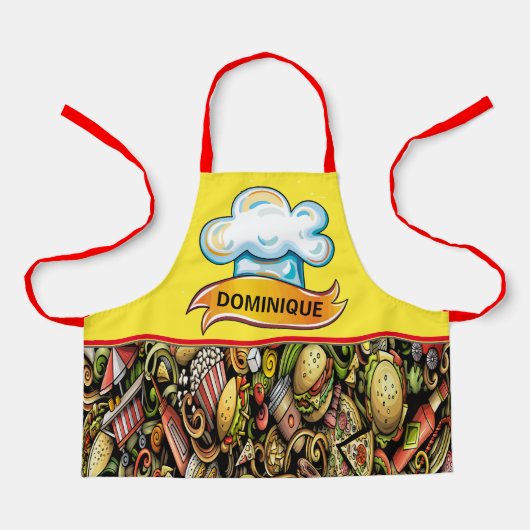 Schürze für kleinen Koch (Vorderseite)