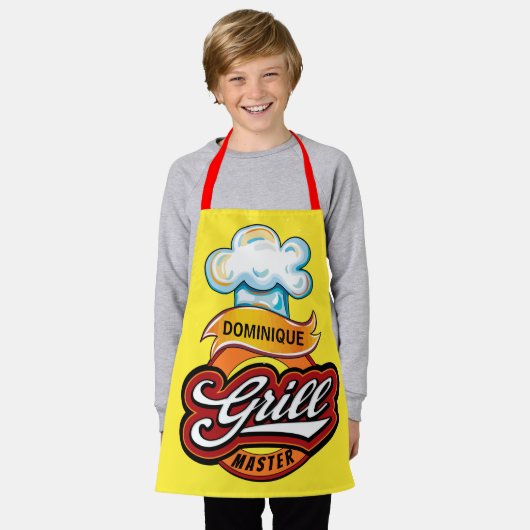 Schürze für kleinen Koch (Getragen)