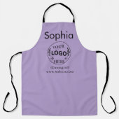 Schürze für kundenspezifische Firmenlogos | Modern (Vorderseite)