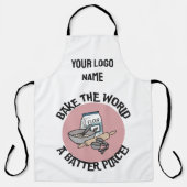 Schürze für kundenspezifisches Backen (Vorderseite)