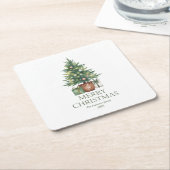 Schürze für Mehrdruck Rechteckiger Pappuntersetzer (angewinkelt)