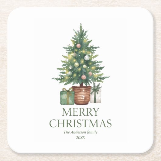 Schürze für Mehrdruck Rechteckiger Pappuntersetzer (Vorderseite)