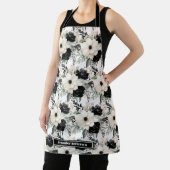 Schürze für mittelschwarze und weiße Blütenblätter (InSitu)