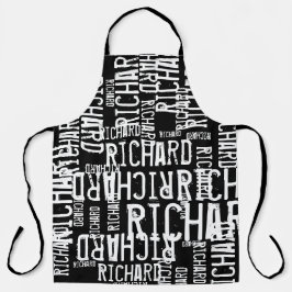 Schürze für Multimedia-Printmedien mit Namen