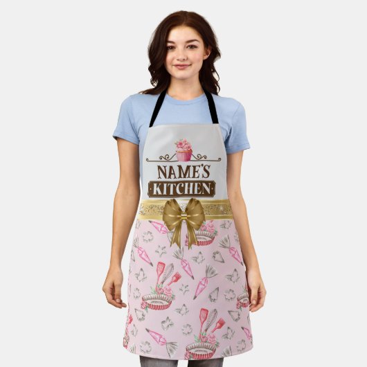 Schürze für personalisierte Bäcker (Getragen)