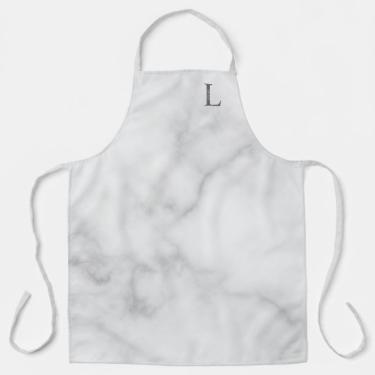 Schürze für personalisierte Monogramm und Name (Vorderseite)