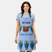 Schürze für Potter bei der Arbeit mit Rädern und K (Getragen)