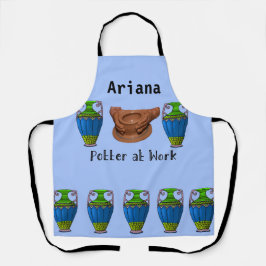 Schürze für Potter bei der Arbeit mit Rädern und K