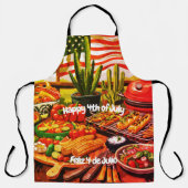 Schürze für Rot, Weiß und Salsa (Vorderseite)