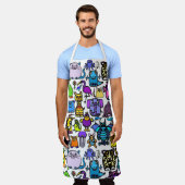 Schürze für Überdruck - (Erwachsene - Groß) (Getragen)