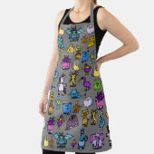 Schürze für Überdruck - grau (groß für Erwachsene) (InSitu)