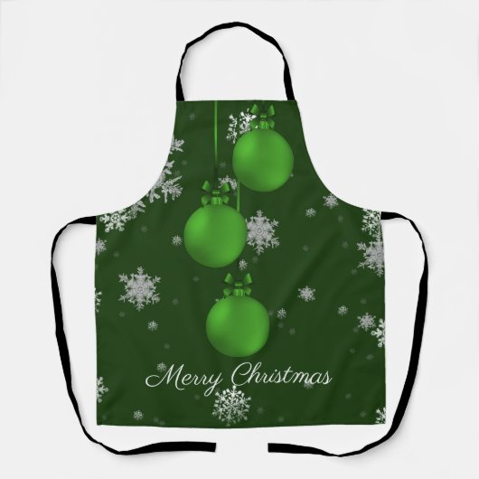 Schürze für Weihnachtsschmuck (Vorderseite)