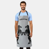 Schürze für Wildpferde (Getragen)