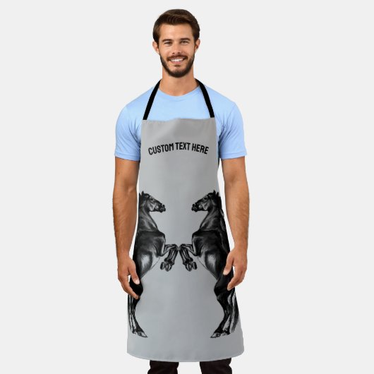 Schürze für Wildpferde (Getragen)