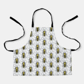 Schürze - Gelbe und Schwarze Bienen (Vorderseite)
