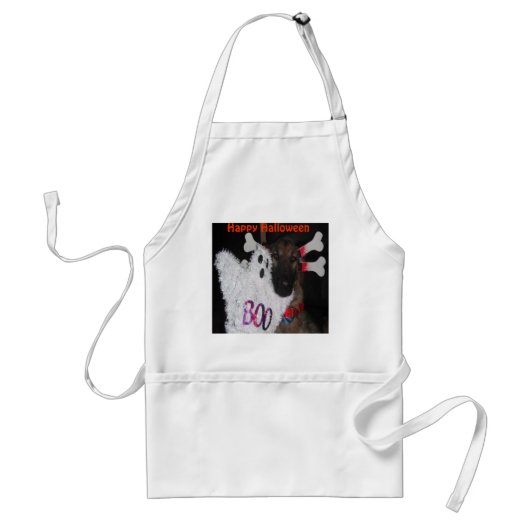 Schürze German Shepherd Halloween Boo (Vorne)