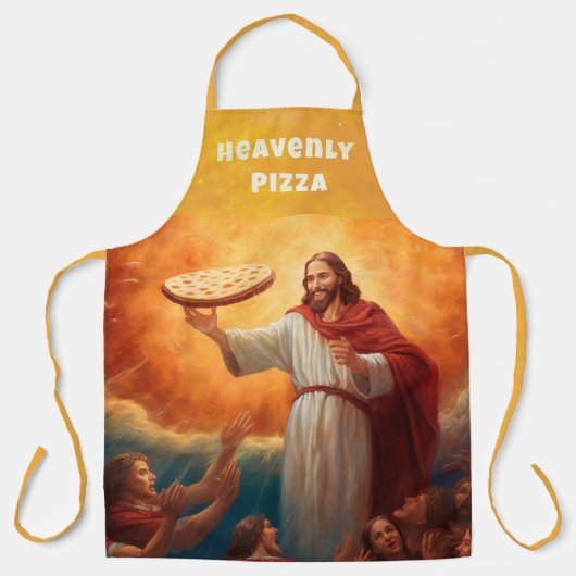 Schürze Göttliche Pizza Delight (Vorderseite)