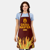 Schürze Grillmeister bei der Arbeit (Getragen)