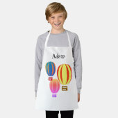 Schürze - Heißluftballons mit Namen (Getragen)