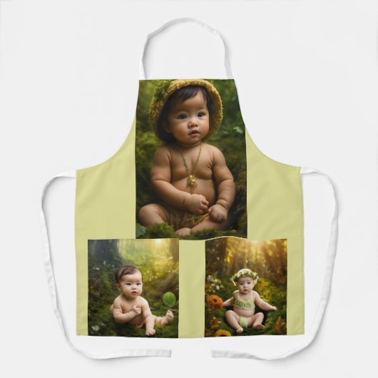 Schürze im Babystil (Vorderseite)
