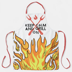 Schürze Keep Calm And Grill On